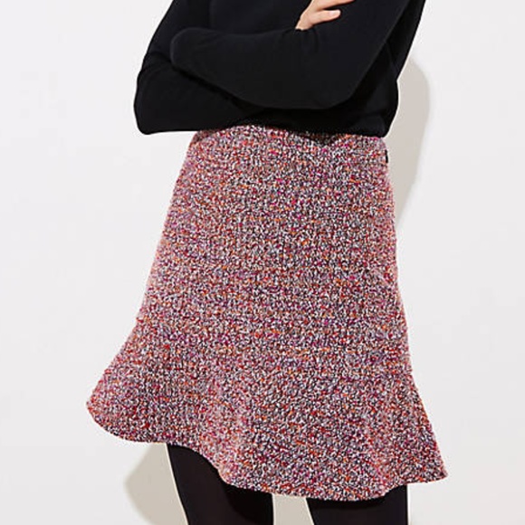 LOFT Dresses & Skirts - LOFT Tweed Flippy Skirt (NWT)